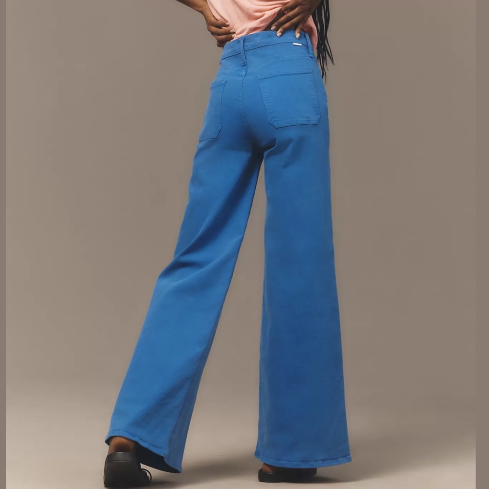 MOTHER The Patch Pocket Undercover Sneak Wide-Leg Jeans - Picture 3 of 5